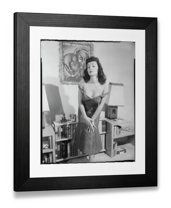 Framed Print : Portrait of Marla English Framed Print : Portrait of Marla English