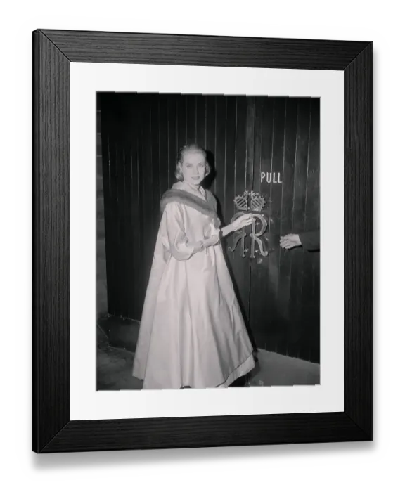 Framed Print : Morgan Higgins Opening Door For Grace Kelly Framed Print : Morgan Higgins Opening Door For Grace Kelly