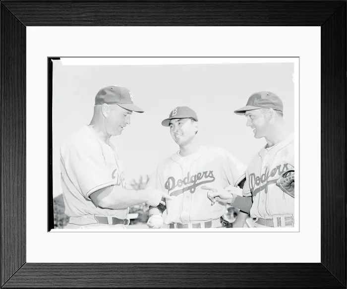 Framed Print : Bill Nishita Speaking With Colleagues Framed Print : Bill Nishita Speaking With Colleagues