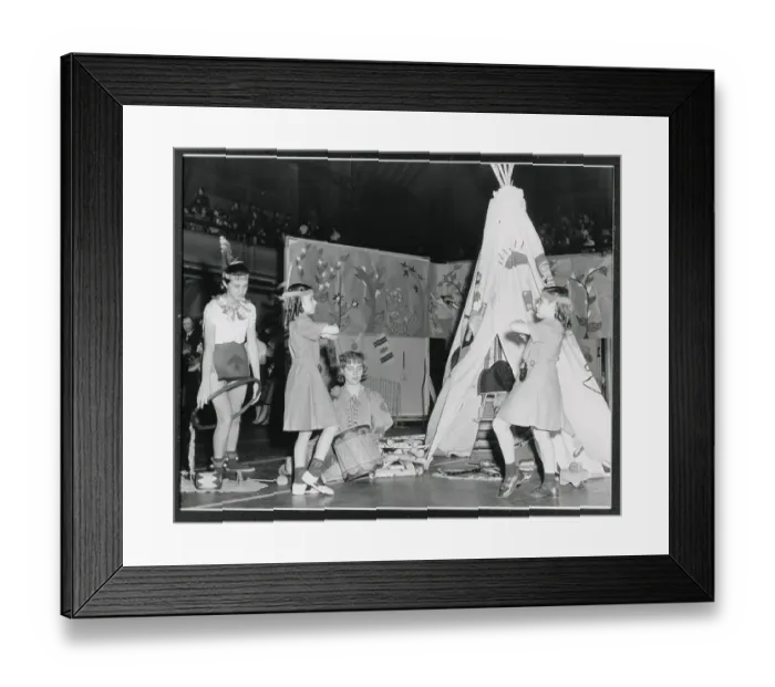 Framed Print : Girls Dressed Like Indians Dancing Framed Print : Girls Dressed Like Indians Dancing