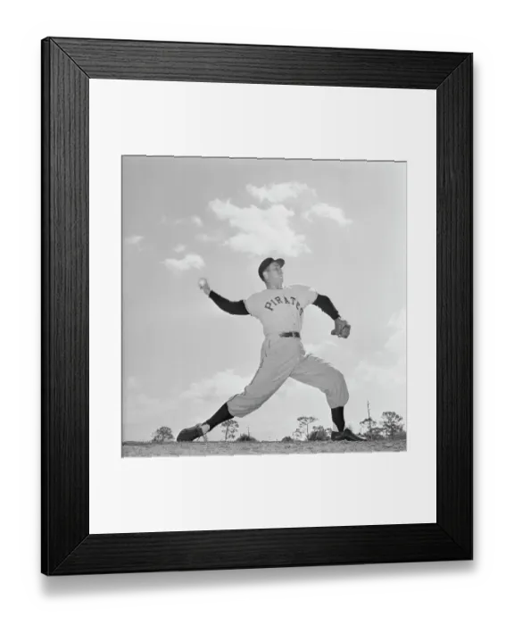 Framed Print : Bob Friend Pitching Framed Print : Bob Friend Pitching
