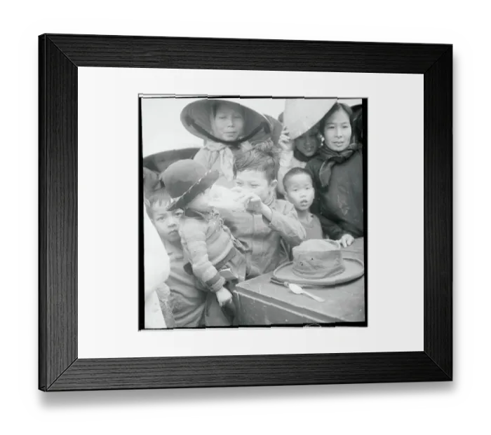 Framed Print : Child Drinking a Glass of Milk Framed Print : Child Drinking a Glass of Milk