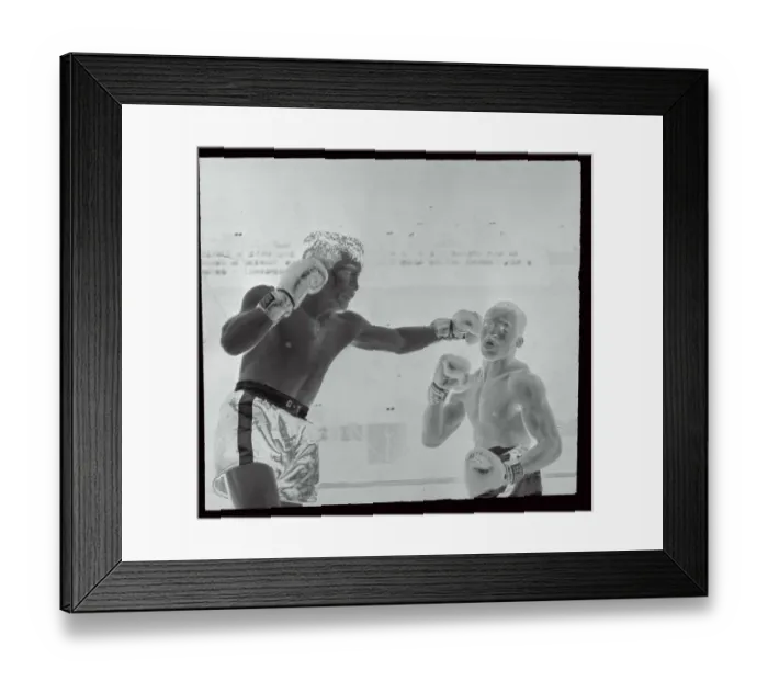 Framed Print : Tony DeMarco Punches Wallace Bud Smith Framed Print : Tony DeMarco Punches Wallace Bud Smith