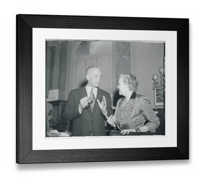 Framed Print : Barry Goldwater Testifying Framed Print : Barry Goldwater Testifying