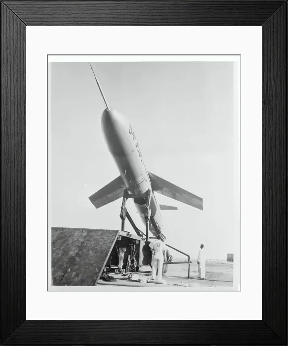 Framed Print : Technicians Checking a Missile Framed Print : Technicians Checking a Missile