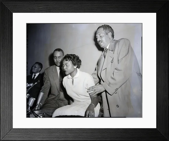 Framed Print : Autherine Lucy W / Thurgood Marshall Framed Print : Autherine Lucy W / Thurgood Marshall
