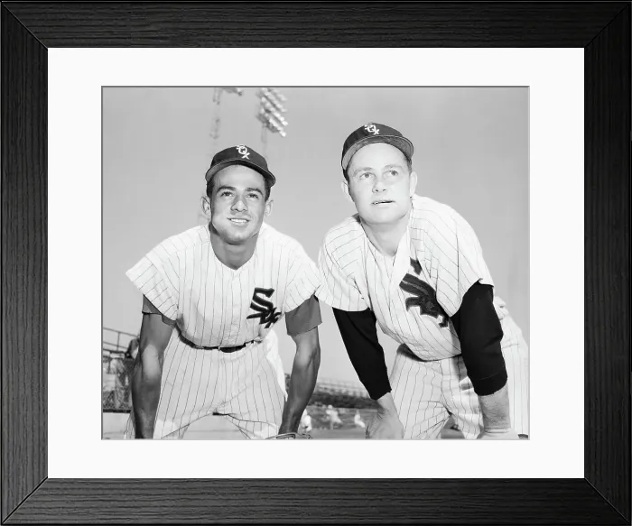 Framed Print : L. Aparicio And N. Fox Chewing Tobacco Framed Print : L. Aparicio And N. Fox Chewing Tobacco