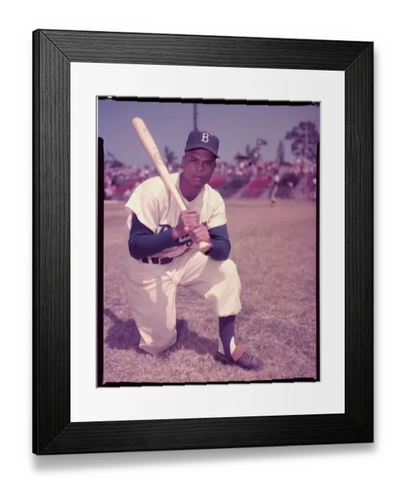 Framed Print : Portrait of Baseball Player Charlie Neal Framed Print : Portrait of Baseball Player Charlie Neal