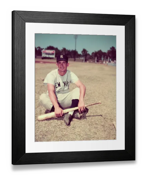 Framed Print : Portrait of Baseball Player Billy Martin Framed Print : Portrait of Baseball Player Billy Martin