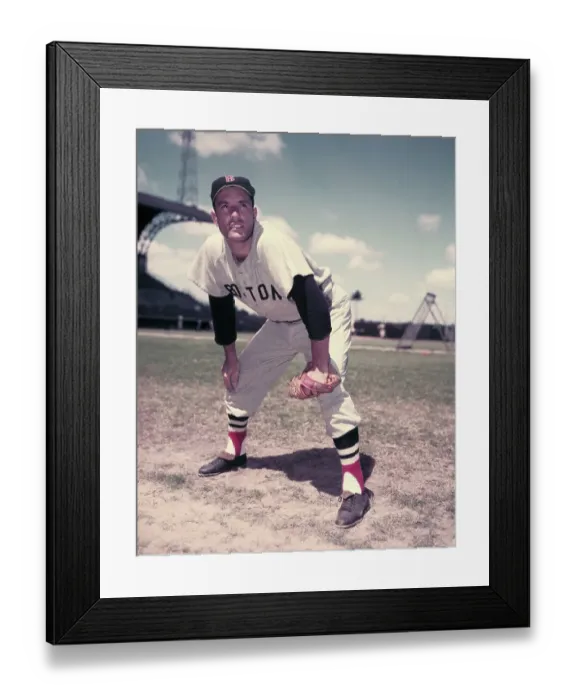 Framed Print : Jimmy Piersall of Boston Red Sox Framed Print : Jimmy Piersall of Boston Red Sox