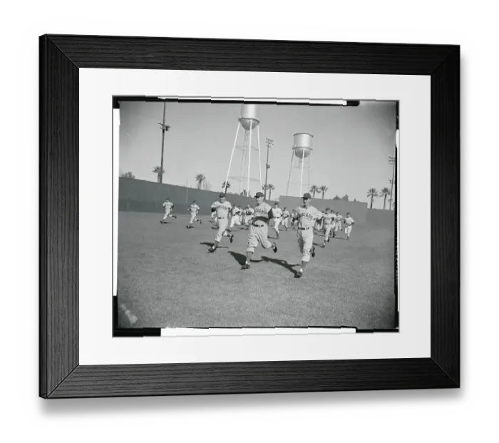 Framed Print : Chicago Cubs Running Framed Print : Chicago Cubs Running