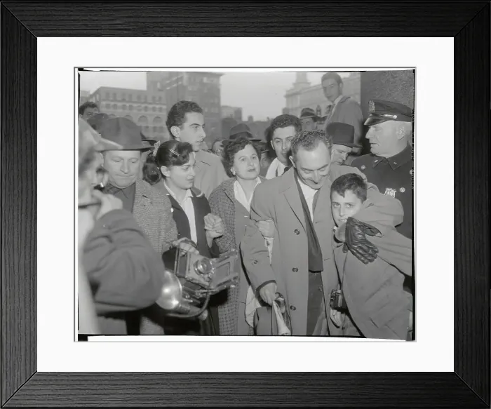 Framed Print : Gilbert Green Hugging His Son Framed Print : Gilbert Green Hugging His Son