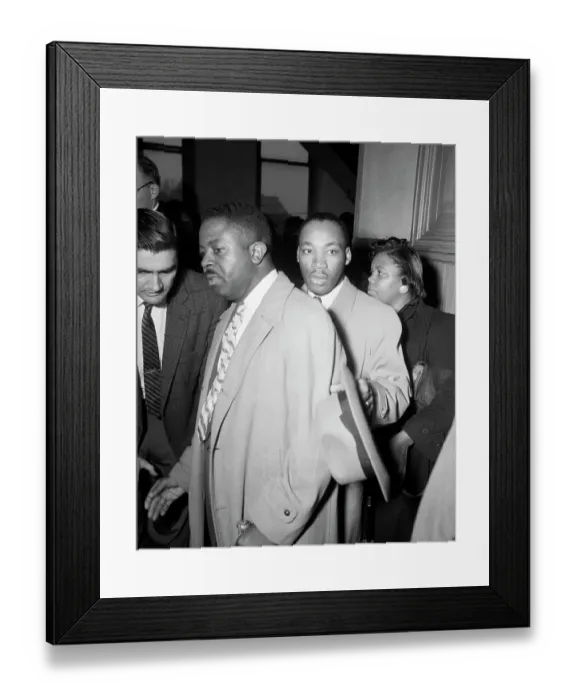 Framed Print : Ralph Abernathy And Martin Luther King Framed Print : Ralph Abernathy And Martin Luther King