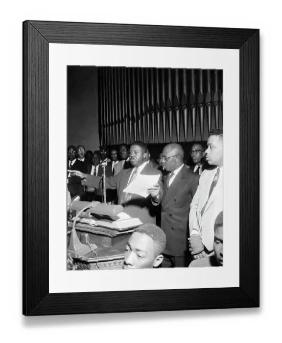 Framed Print : Ralph Abernathy Gesturing at Meeting Framed Print : Ralph Abernathy Gesturing at Meeting