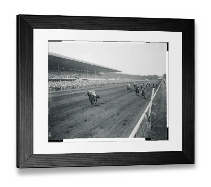 Framed Print : Horse and Jockey Coming to Finish Line Framed Print : Horse and Jockey Coming to Finish Line
