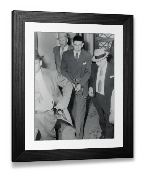 Framed Print : John G. Graham Exiting Court Framed Print : John G. Graham Exiting Court