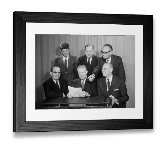 Framed Print : Committee Members Posing Framed Print : Committee Members Posing