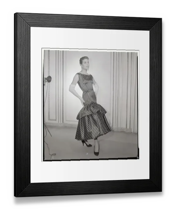 Framed Print : Model Modeling Jacques Griffe Framed Print : Model Modeling Jacques Griffe