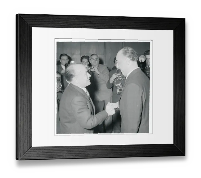 Framed Print : Karl Arnold Greeting Fritz Steinhoff Framed Print : Karl Arnold Greeting Fritz Steinhoff
