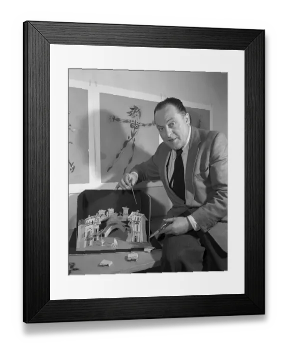 Framed Print : Portrait of Hein Heckroth Framed Print : Portrait of Hein Heckroth