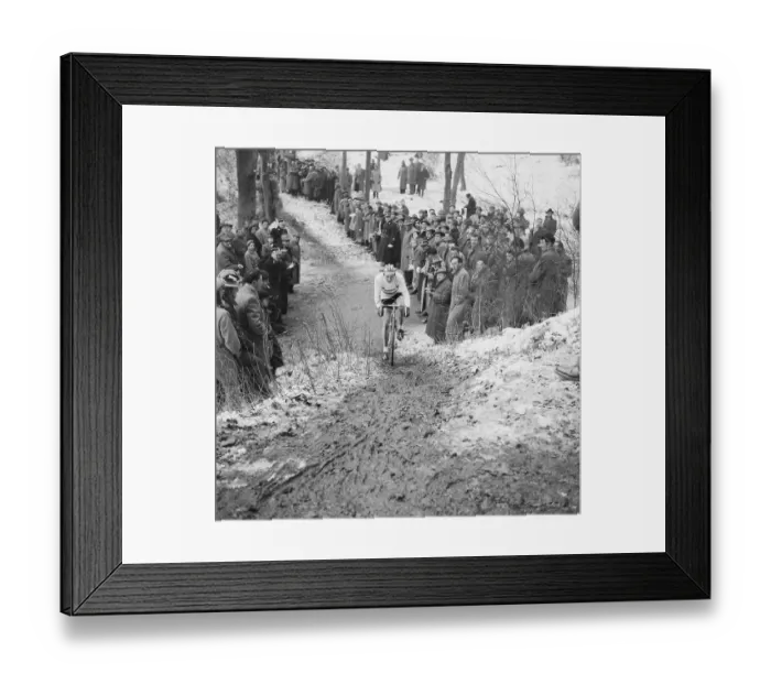 Framed Print : Andre Dufraisse Cycling Framed Print : Andre Dufraisse Cycling