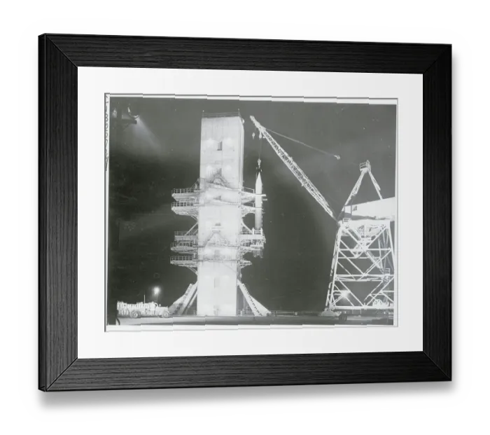 Framed Print : View of Army's Redstone Rocket Framed Print : View of Army's Redstone Rocket