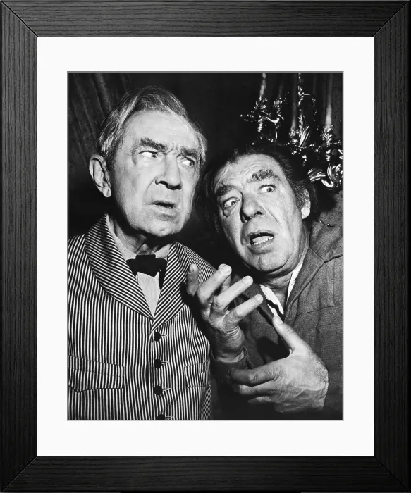 Framed Print : Actors Lon Chaney and Bela Lugosi Framed Print : Actors Lon Chaney and Bela Lugosi