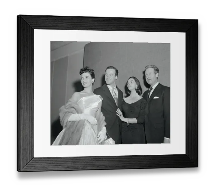 Framed Print : Portrait of Actors and Actresses