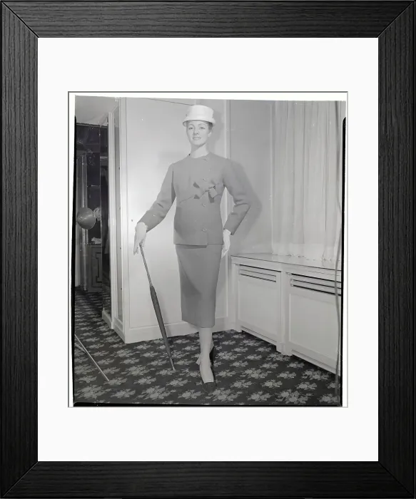 Framed Print : View of Model Modeling Castillo of Lanvin Framed Print : View of Model Modeling Castillo of Lanvin