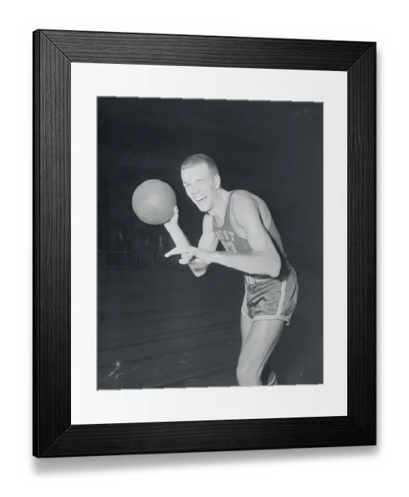 Framed Print : Portrait of Hot Rod Hundley Framed Print : Portrait of Hot Rod Hundley