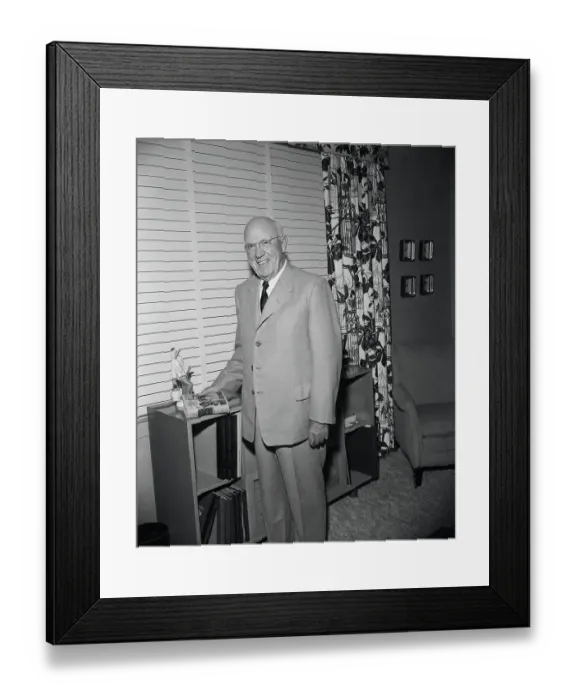 Framed Print : Portrait of Ignatius O'Shaughnessy
