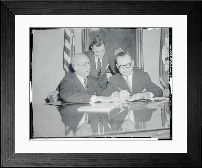 Framed Print : Portrait of Political Dignitaries Framed Print : Portrait of Political Dignitaries