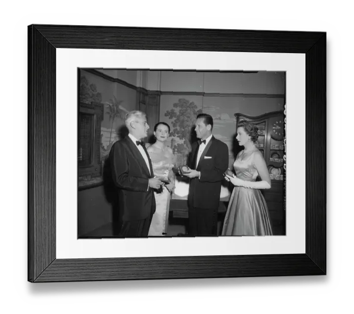 Framed Print : Buddy Adler Receiving an Award Framed Print : Buddy Adler Receiving an Award