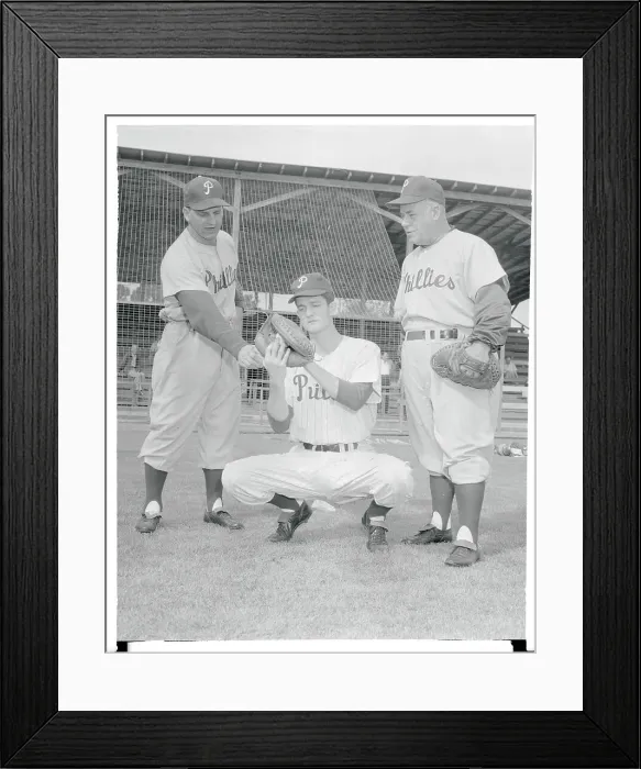 Framed Print : Andy Seminick, Mack Burk and Benny Bengough