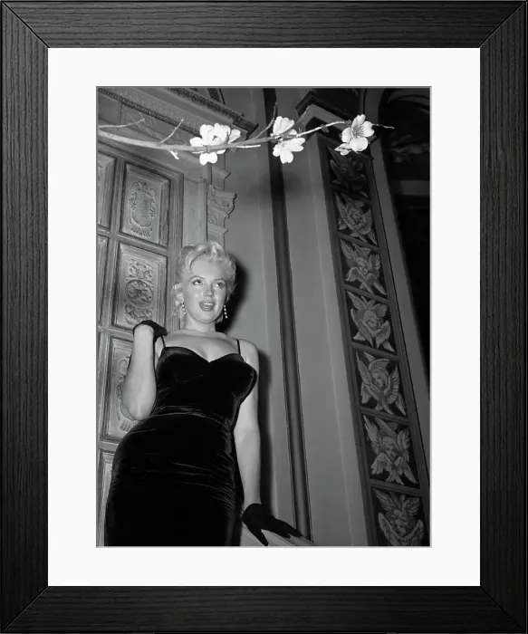 Framed Print : Marilyn Monroe Holds Broken Dress Strap Framed Print : Marilyn Monroe Holds Broken Dress Strap