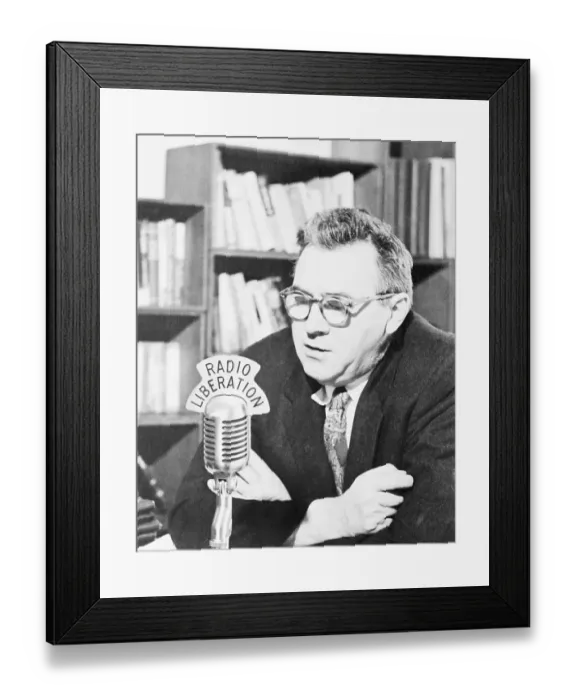 Framed Print : Author James Farrell Broadcasting Framed Print : Author James Farrell Broadcasting