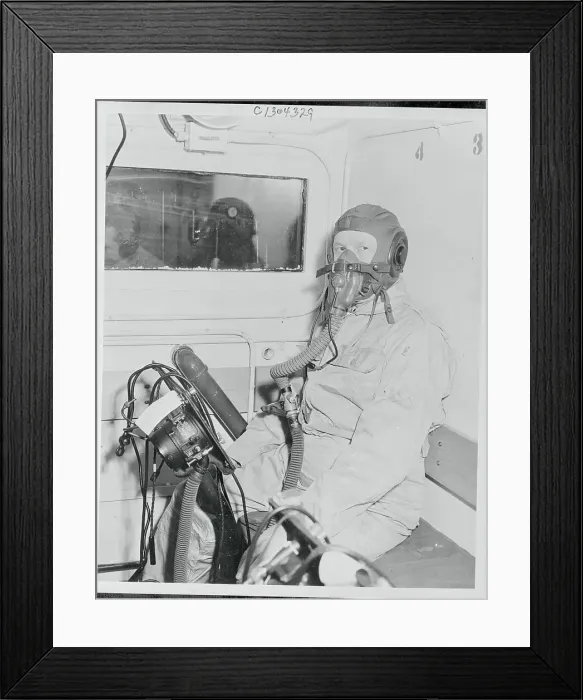 Framed Print : Charles Thomas in High Altitude Equipment Framed Print : Charles Thomas in High Altitude Equipment