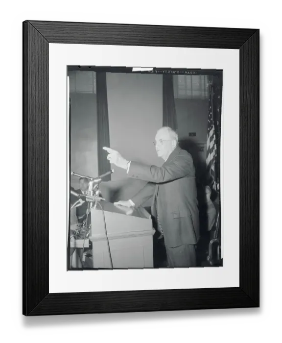 Framed Print : Portrait of John Foster Dulles Framed Print : Portrait of John Foster Dulles