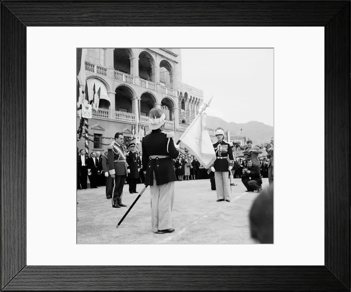 Framed Print : Prince Rainier III at Installation Ceremony Framed Print : Prince Rainier III at Installation Ceremony