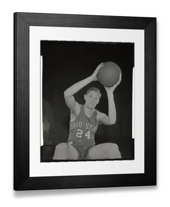 Framed Print : Ohio Basketball player Robin Freeman Framed Print : Ohio Basketball player Robin Freeman