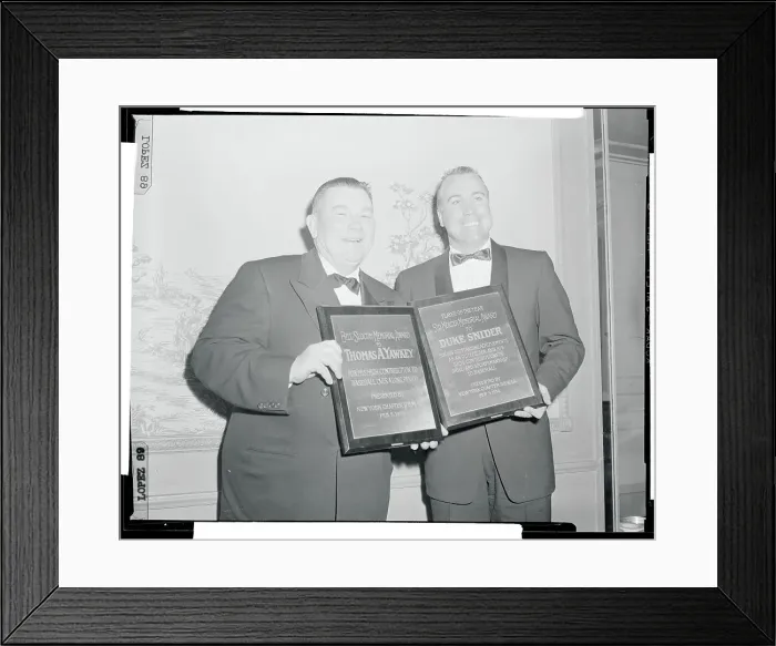 Framed Print : Tom Yawkey and Duke Snyder Framed Print : Tom Yawkey and Duke Snyder