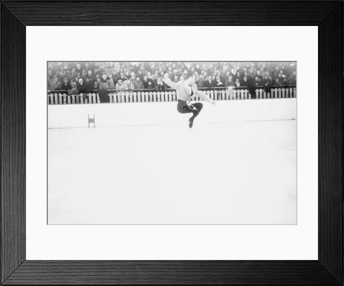 Framed Print : Hayes Allen Jenkins Skating Framed Print : Hayes Allen Jenkins Skating