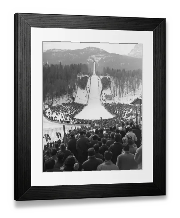 Framed Print : General View of Olympic Ski Jump Framed Print : General View of Olympic Ski Jump