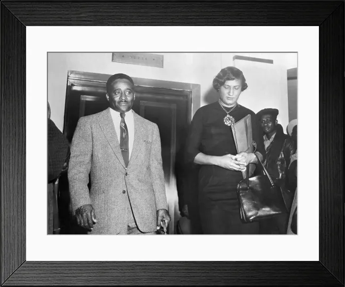 Framed Print : Lawyers Arthur Shores and Constance Motley Framed Print : Lawyers Arthur Shores and Constance Motley