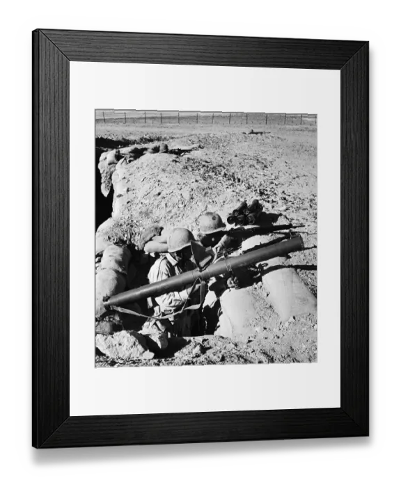 Framed Print : Egyptian Soldiers Working With Weapons Framed Print : Egyptian Soldiers Working With Weapons