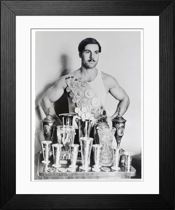 Framed Print : Albert Azaryan With His Medals Framed Print : Albert Azaryan With His Medals