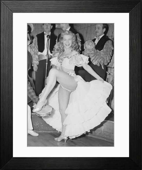 Framed Print : French Actress Anne-Marie Mersen Dancing Framed Print : French Actress Anne-Marie Mersen Dancing