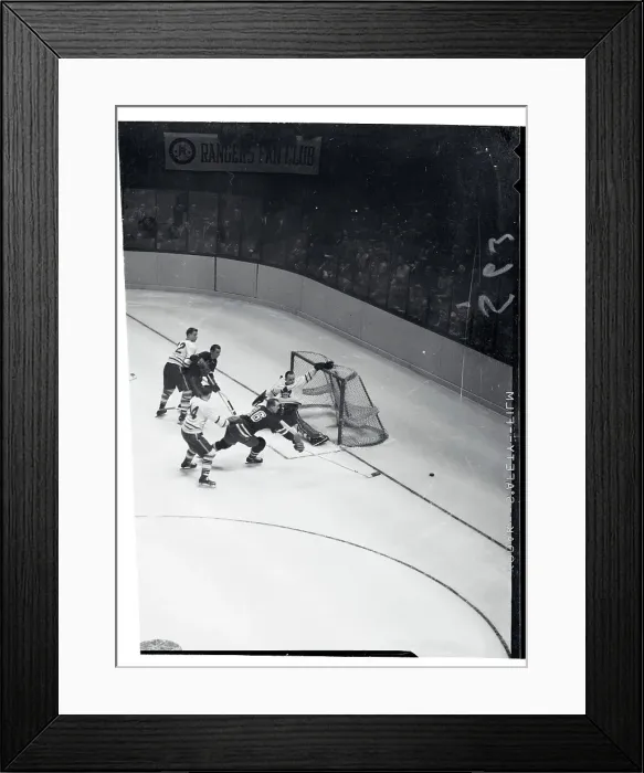 Framed Print : Rangers and Maple Leafs Playing in Madison Square Garden Framed Print : Rangers and Maple Leafs Playing in Madison Square Garden