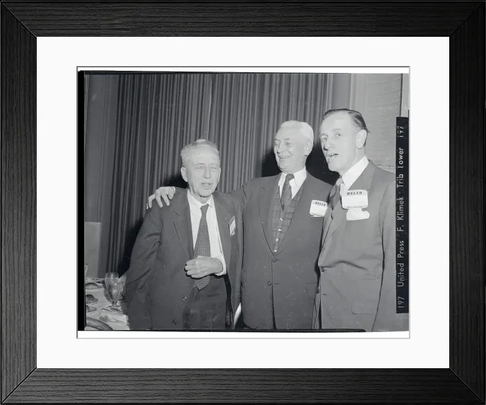 Framed Print : Louie Elbel with Tom Underwood and Bill Balhatchet at Reunion Framed Print : Louie Elbel with Tom Underwood and Bill Balhatchet at Reunion