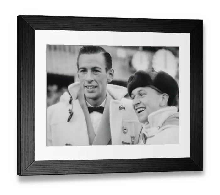 Framed Print : Portrait of Hayes and David Jenkins